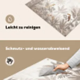 Jungle - Dieren - Palmbomen Inductie beschemer met haakjes klein -ky-schoon-de