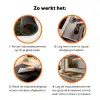 Wijngaard - Druiven - Zonsondergang Inductie beschermer vinyl 3mm klein -zzzzzzz-td-werking