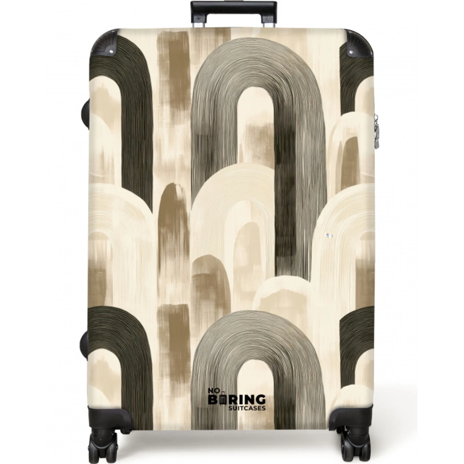 Abstract - Patroon - Bogen NBS - Large koffer - Volwassenen Unisex groot -zzzzzzzzkaufland2