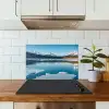 Landschap - Winter - Meer - Bergen - Uitzicht - IJs keuken achterwand spatscherm klein -sfeer2