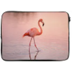Flamingo - Water - Roze laptophoes neopreen klein -zkaufland3dotto