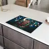 Uil - Mozaïek - Maan - Nacht Inductie beschermer vinyl 3mm klein -sfeer8