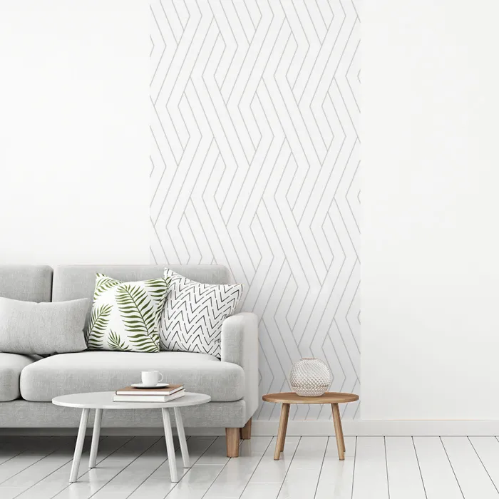 Grafisch - Patroon - Modern -  Schuin fotobehang vinyl groot 64 -woonkamer