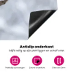 Vogeltje - Sneeuw - Tak - Winter - Zacht Inductie beschermer vinyl 3mm klein -wsfeer4_website