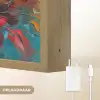 Bloemen - Zonnebloemen - Kunst - Geel Light Box met batterij (Wandlamp) middel -USP_websiteoplaadbaarNL