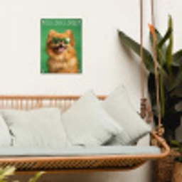 Hond - Zonnebril - Valentijn - Love tuinposter los doek klein -sfeer7
