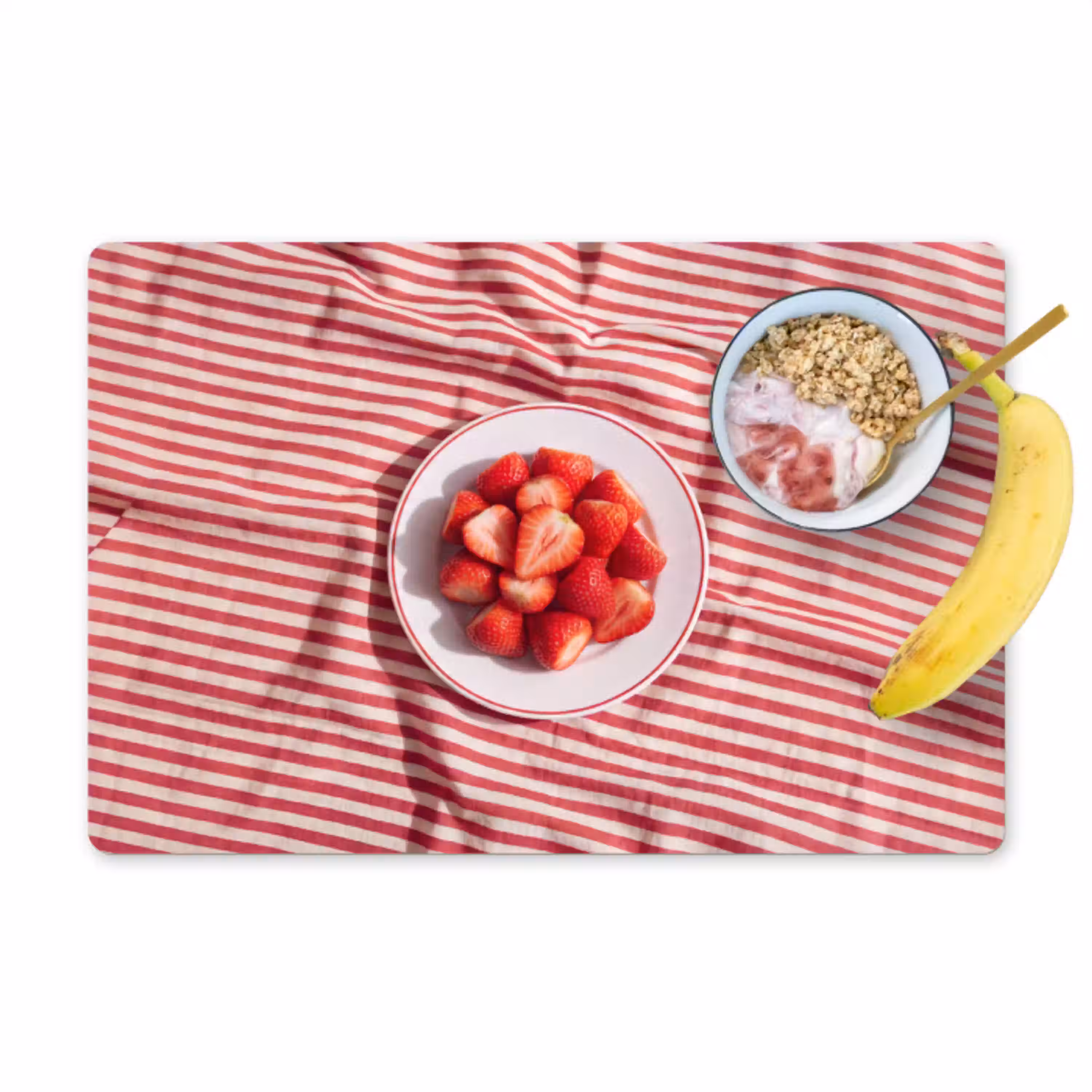 Eten - Aardbeien - Fruit - Zomer - Rood Placemat vinyl groot -zzzproduct_Kitchenyeah-website