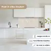 Bloemen - Steel - Blaadjes keuken achterwand 2 middel 871 -sfeer4_NL