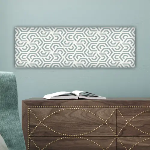 Design - Lijn - Patroon - Groen canvas 2cm klein 828 -sfeer4