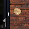 Hout - Sierlijk Naambord Organisch middel -sfeer1