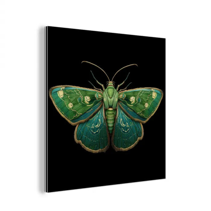 Mot - Levendig - Groen aluminium wit klein -3d