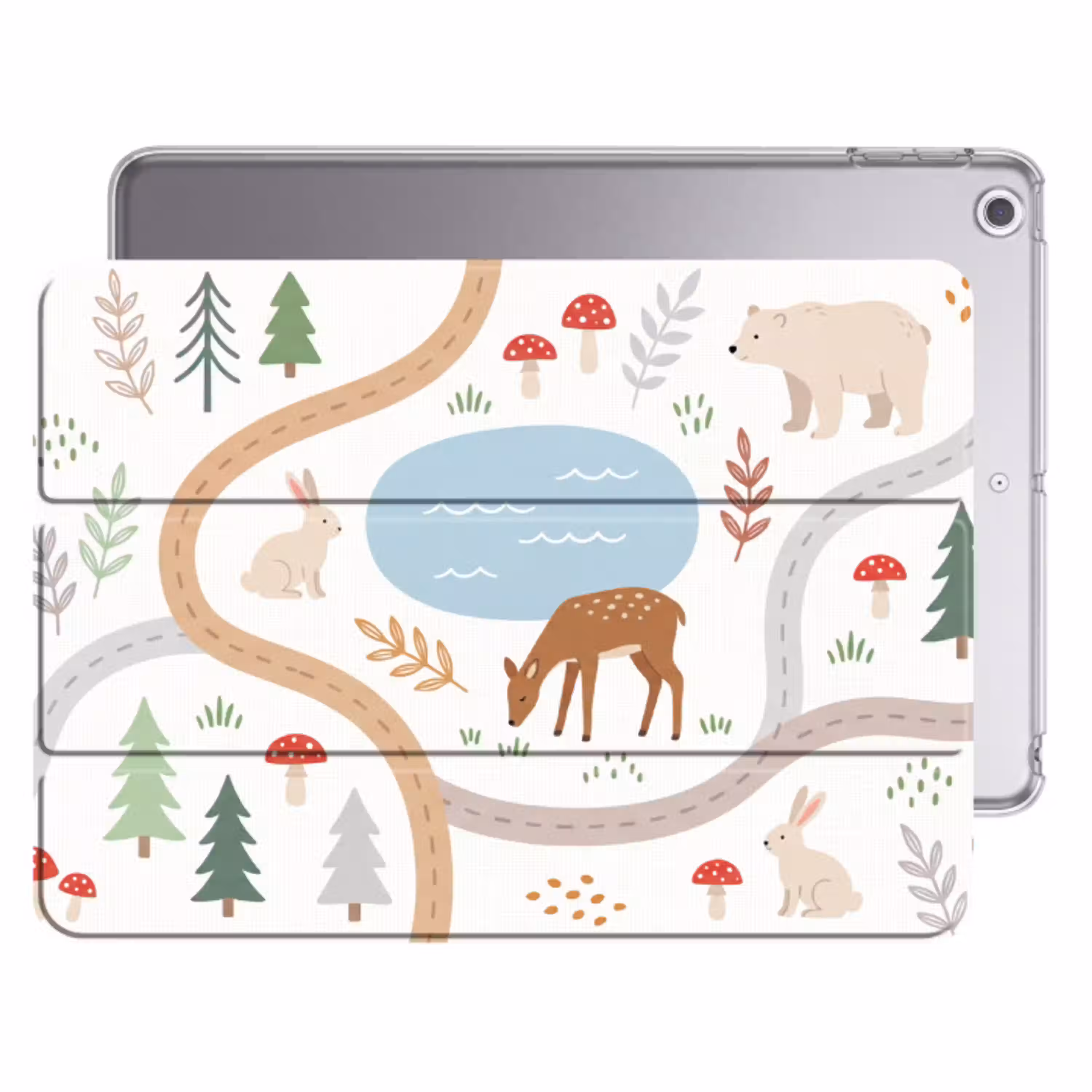 Dieren - Bos - Illustratie Apple iPad 2017 middel -threedimensional_3d_global