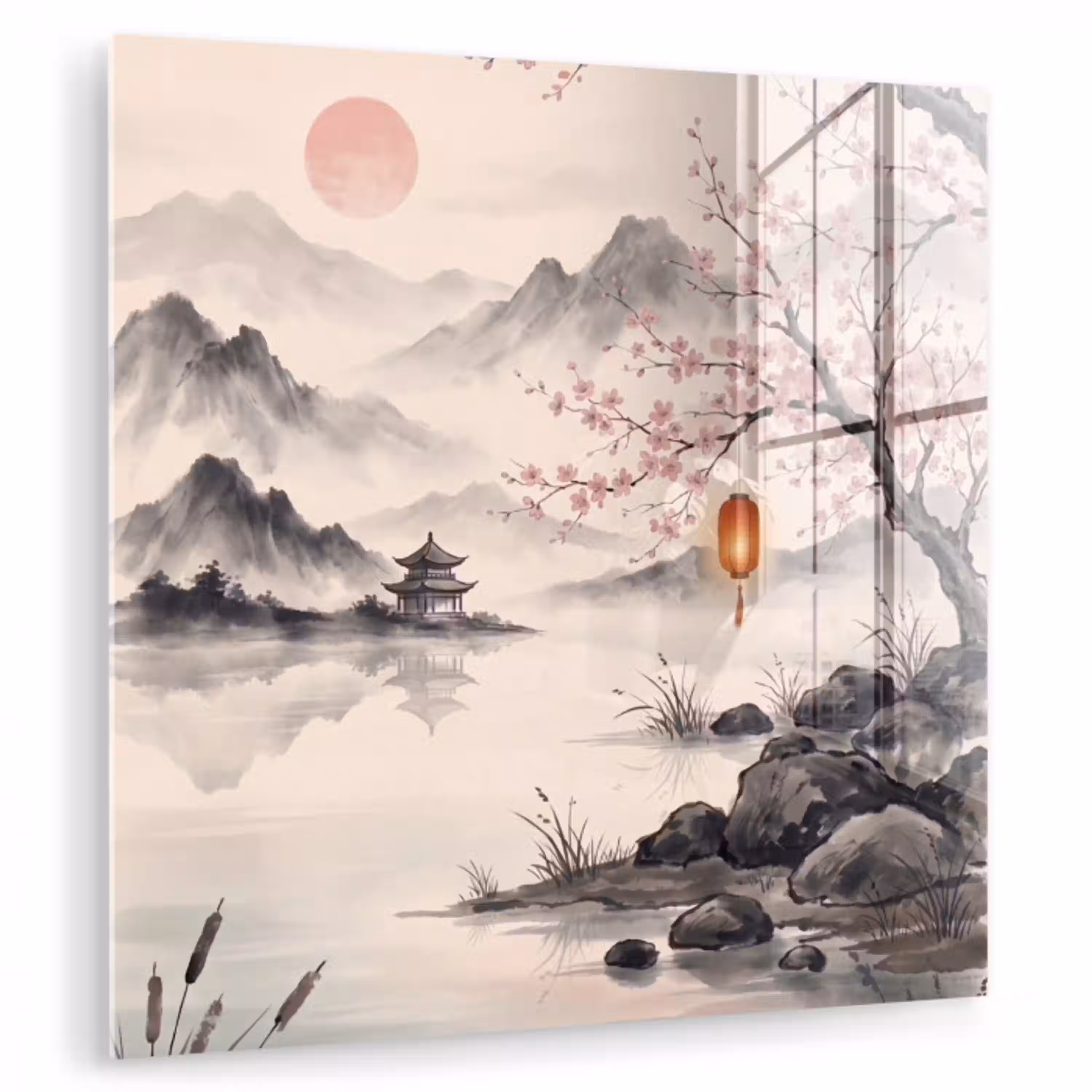Zon - Japans - Traditioneel plexiglas 5mm klein -zzzproduct_nieuw