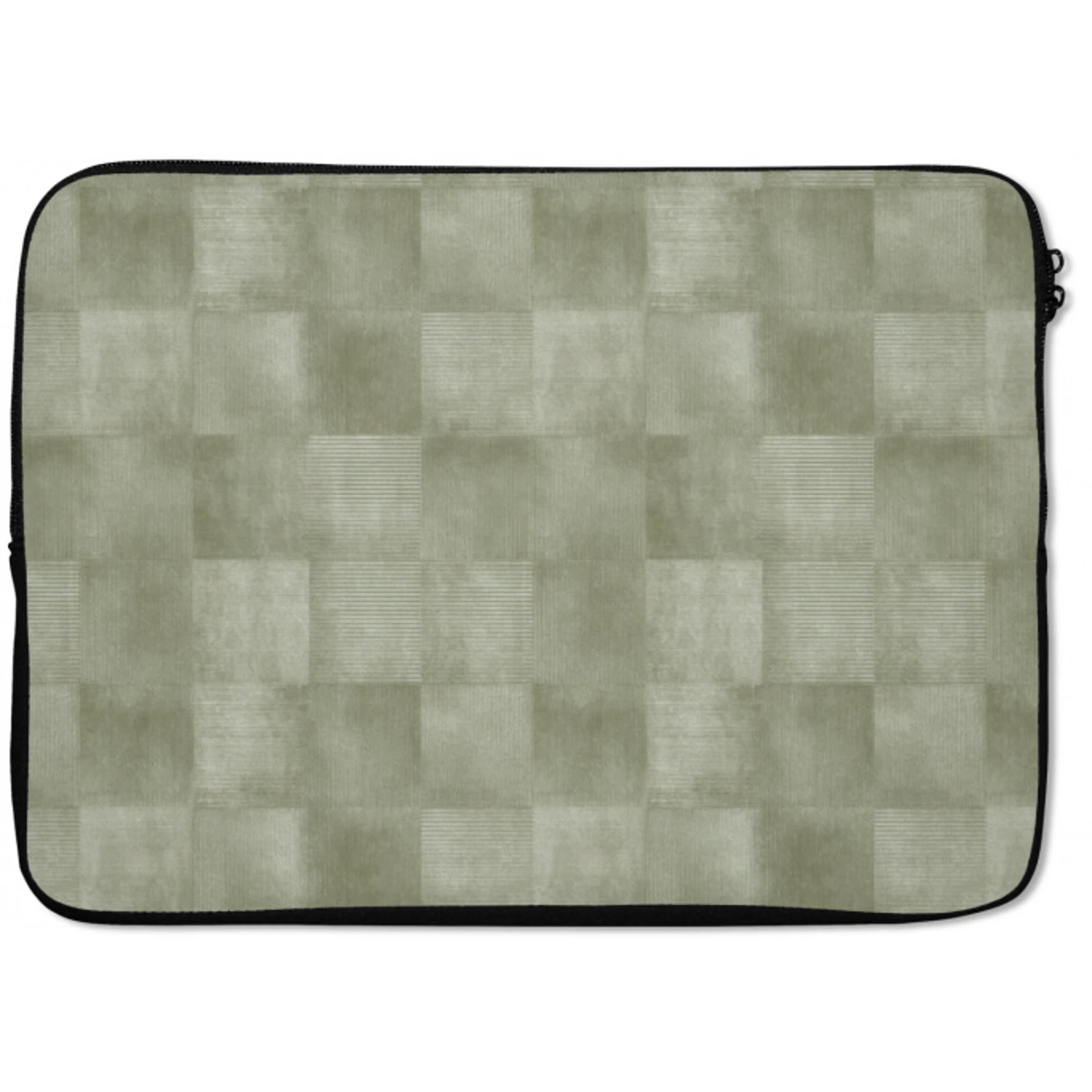 Vlakken - Rustiek - Groen laptophoes neopreen klein 279 -zkaufland3dotto