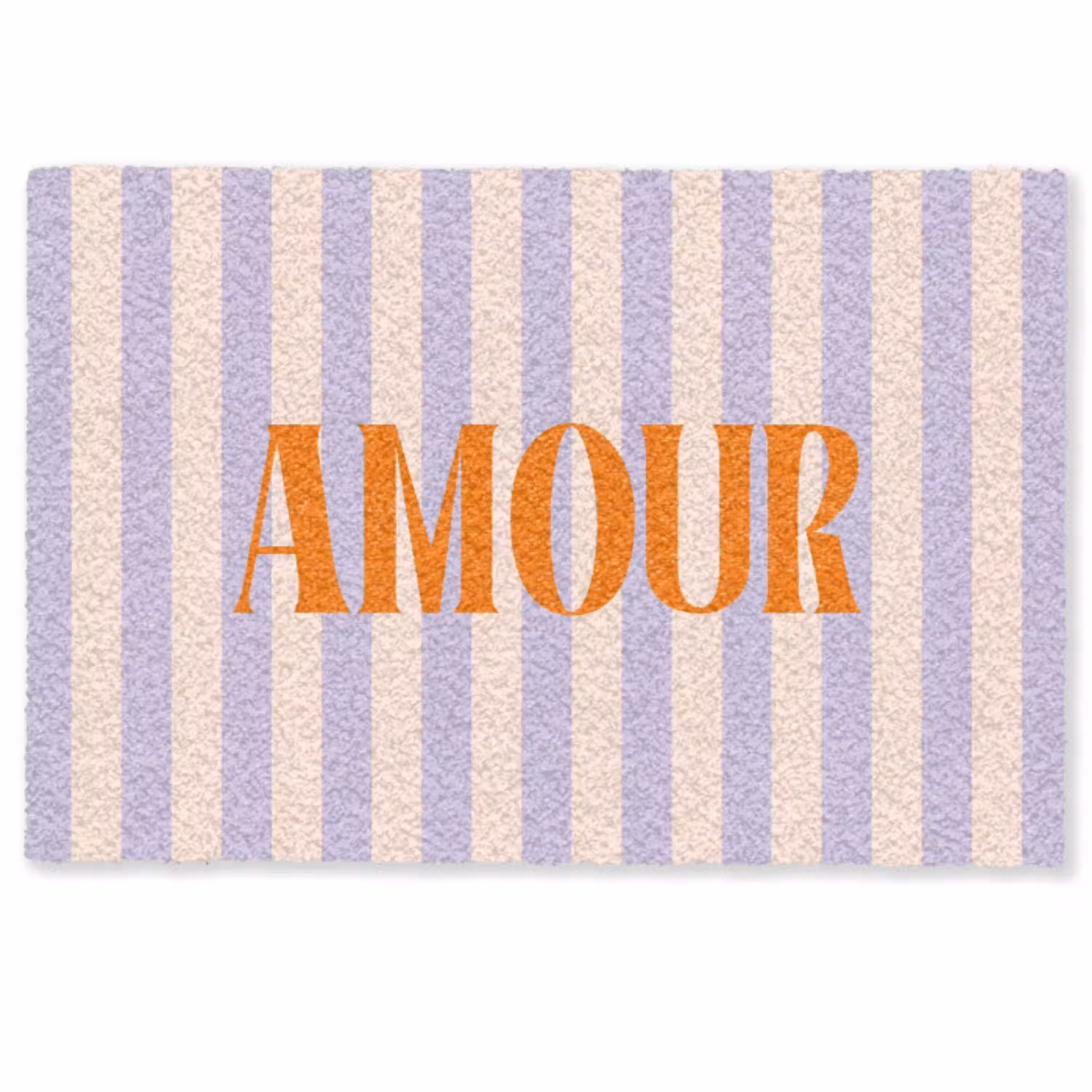 Lila - Oranje - Strepen - Amour Deurmat klein -zkaufland3d