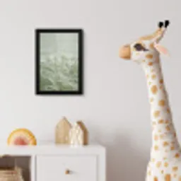 Grassen - Minimalistisch - Groen fotolijst zwart zonder passe partout klein -usfeer4_kinderkamer