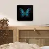 Vlinder - Blauw - Contrast plexiglas 5mm klein -sfeer4