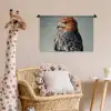 Vogel - Realistisch - Veren - Bruin Wandkleed katoen klein -wsfeer5_kind
