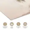 Palmboom - Schaduw - Trap - Beige poster papier klein -closeup_NL