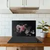 Nachtelijk Bloemenarrangement keuken achterwand spatscherm klein -sfeer2