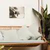 Badkleding - Palmbomen - Schaduw - Tropisch tuinposter los doek klein -sfeer7