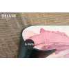 Goud - Marmer - Roze Placemat vinyl groot -closeup