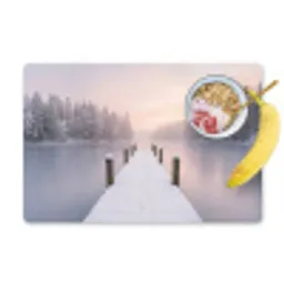 Steiger - Meer - Mist - Winter - Serene Placemat vinyl groot -zzzproduct_Kitchenyeah-website