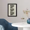 Japandi - Zwart - Decoratie - Vintage fotolijst zwart zonder passe partout klein -sfeer4