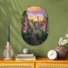 Vingerhoedskruid - Bloemen - Tuin Wandcirkel Ovaal Forex klein -sfeer2