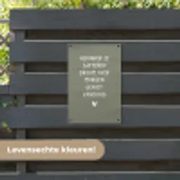 droom-groen tuinposter los doek klein -sfeer3