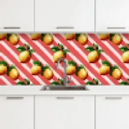 Citroen - Geïllustreerd - Oranje keuken achterwand 2 middel 871 -3d