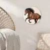Paard - Galop - Energie Wandcirkel kunststof plaat 5mm dik klein -sfeer5