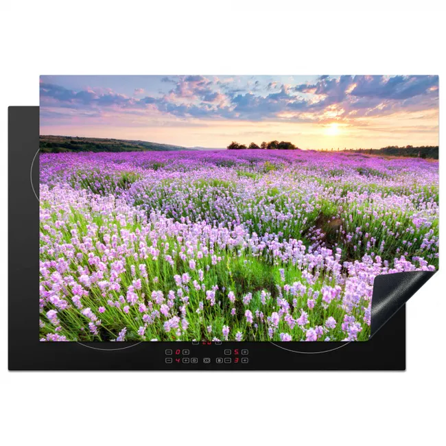 Lavendeldroom bij Zonsondergang Inductie beschermer vinyl 3mm klein -3d
