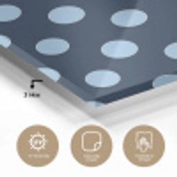 Klassiek - Dots - Blauw plexiglas 5mm klein 11 -sfeer2