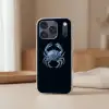Krab - Delfts blauw - Dieren Telefoonhoesje iPhone 17 Pro klein -sfeer2