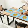 Bloem - Smiley - Kleurrijk Placemat vinyl groot -zzsfeer4_Kitchenyeah-website