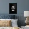 Gamen - Quotes - Controller - Born to game - Zwart - Wit fotolijst zwart zonder passe partout klein -sfeer3