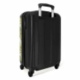 Abstract - Textuur - Groen NBS - Handbagage koffer - Volwassenen Unisex middel -achterkant