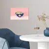 Noodles - Kom - Blauw - Illustratie poster papier klein -sfeer3