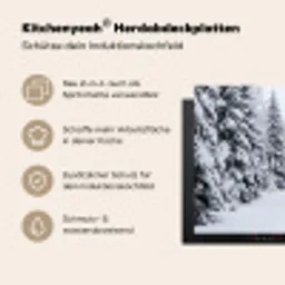 Bos - Winter - Sneeuw - Pad - Natuur Inductie beschemer met haakjes klein -ky-usp-de