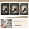 Abstract - Japandi - Beige - Modern Light Box met kabel (Tafellamp) klein -USP_dimbaarNL