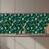 Groen - Glanzende - Kiezels keuken achterwand 2 middel 871 zz_3dshopping