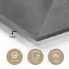 Beton - Structuur - Industrieel - Zwart - Grijs plexiglas 5mm klein -sfeer2