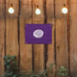 Passievrucht - Zaadjes - Paars - Minimalistisch tuinposter los doek klein -sfeer1