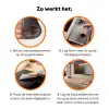 Vloeiend - Olie - Verf - Kleur Inductie beschermer vinyl 3mm klein 276 -zzzzzzz-td-werking