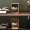 Stilleven - Vintage - Borrelplank Light Box met kabel (Tafellamp) klein -sfeer3