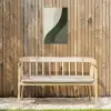 Japandi - Groen - Abstract - Modern Tuinposter op houten frame 2 cm dik klein -sfeer4