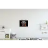 Graffiti - Hond - Zwart - Kleuren textielposter latten blank klein -kinderkamer
