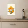 Schaal - Minimalistisch - Oranje - Sinaasappels KitchenYeah - Keuken - Canvas klein -sfeer2