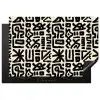 Geometrisch - Figuren - Zwart Inductie beschermer vinyl 3mm klein 276 -3d